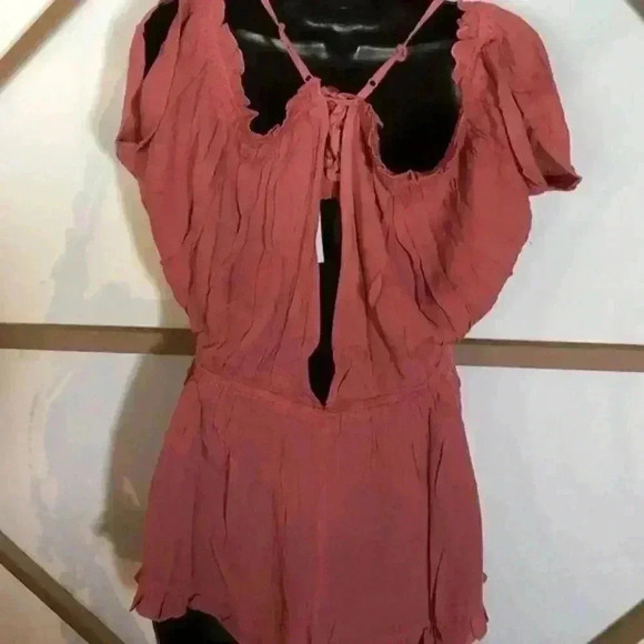 Topshop Boat Neck Romper - Picture 2 of 4